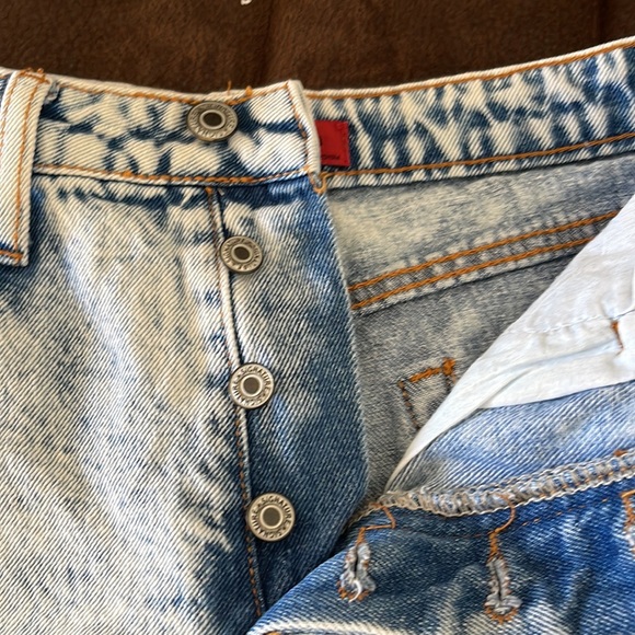 SIGNATURE. Size 8 color blue and white jeans - Picture 4 of 7